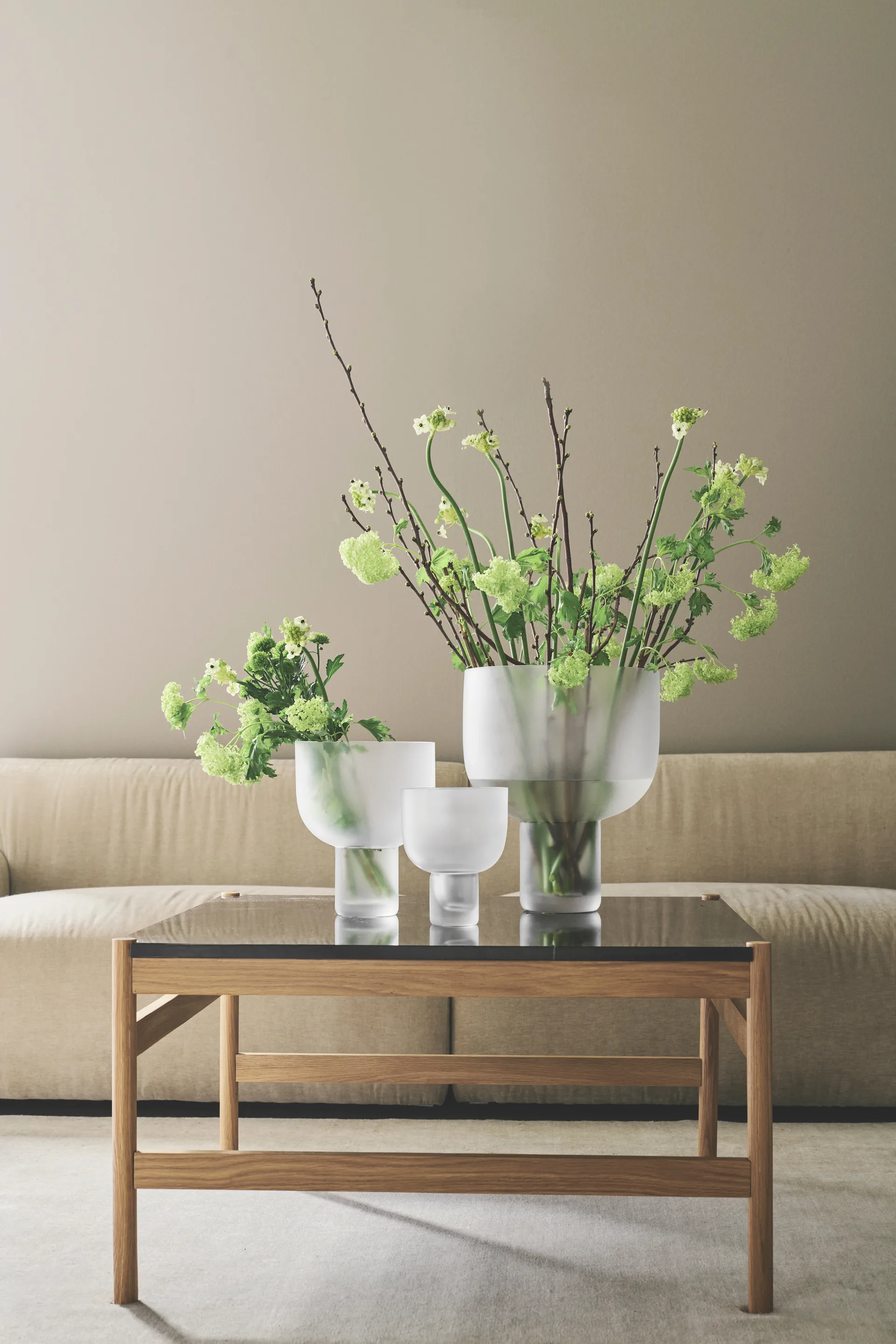 Nebl βάζο large, Frosted Gejst