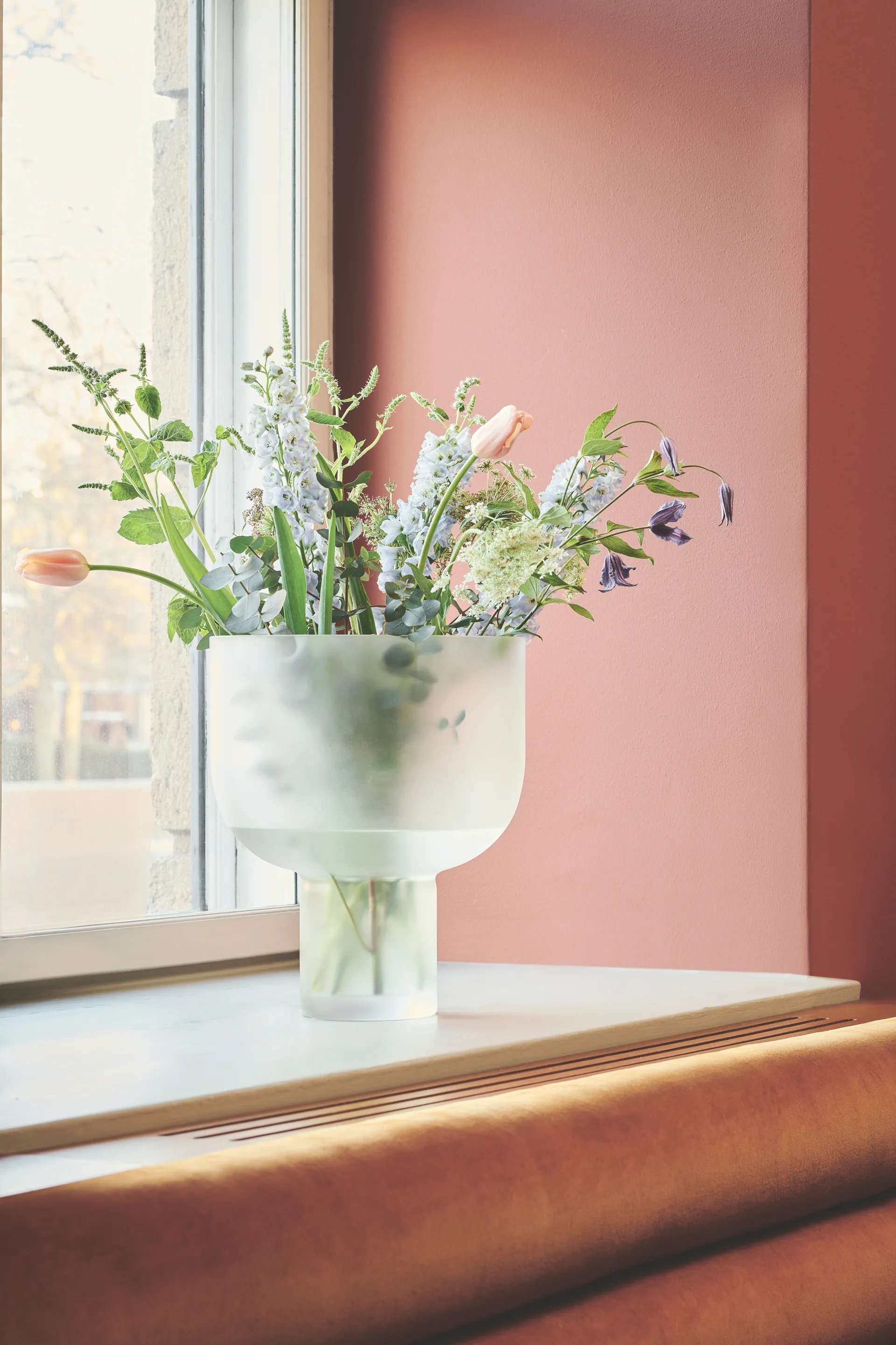 Nebl βάζο large, Frosted Gejst