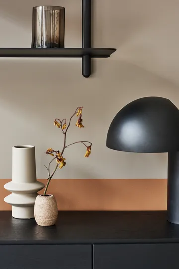 Nivo ράφι F μεγάλο - Μαύρη βαμμένη στάχτη-μαύρο - Gejst