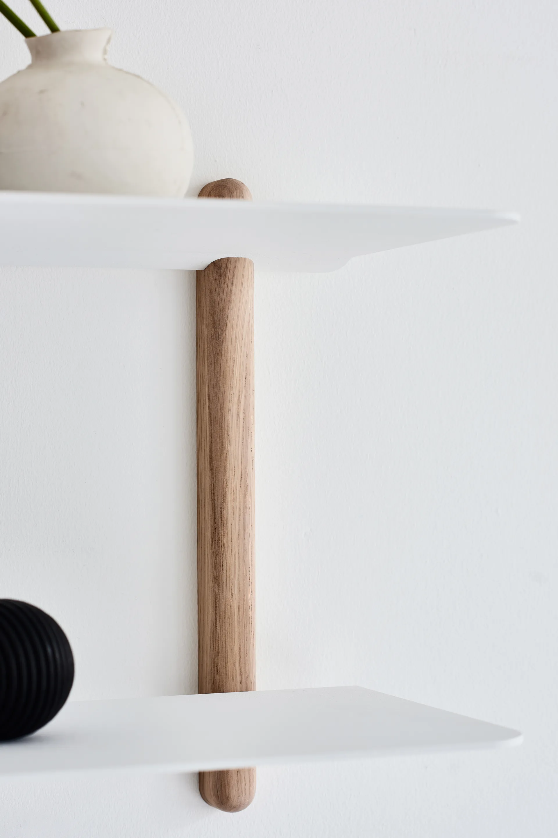 Nivo ράφι F μεγάλο, Ανοιχτή δρυς-λευκό Gejst