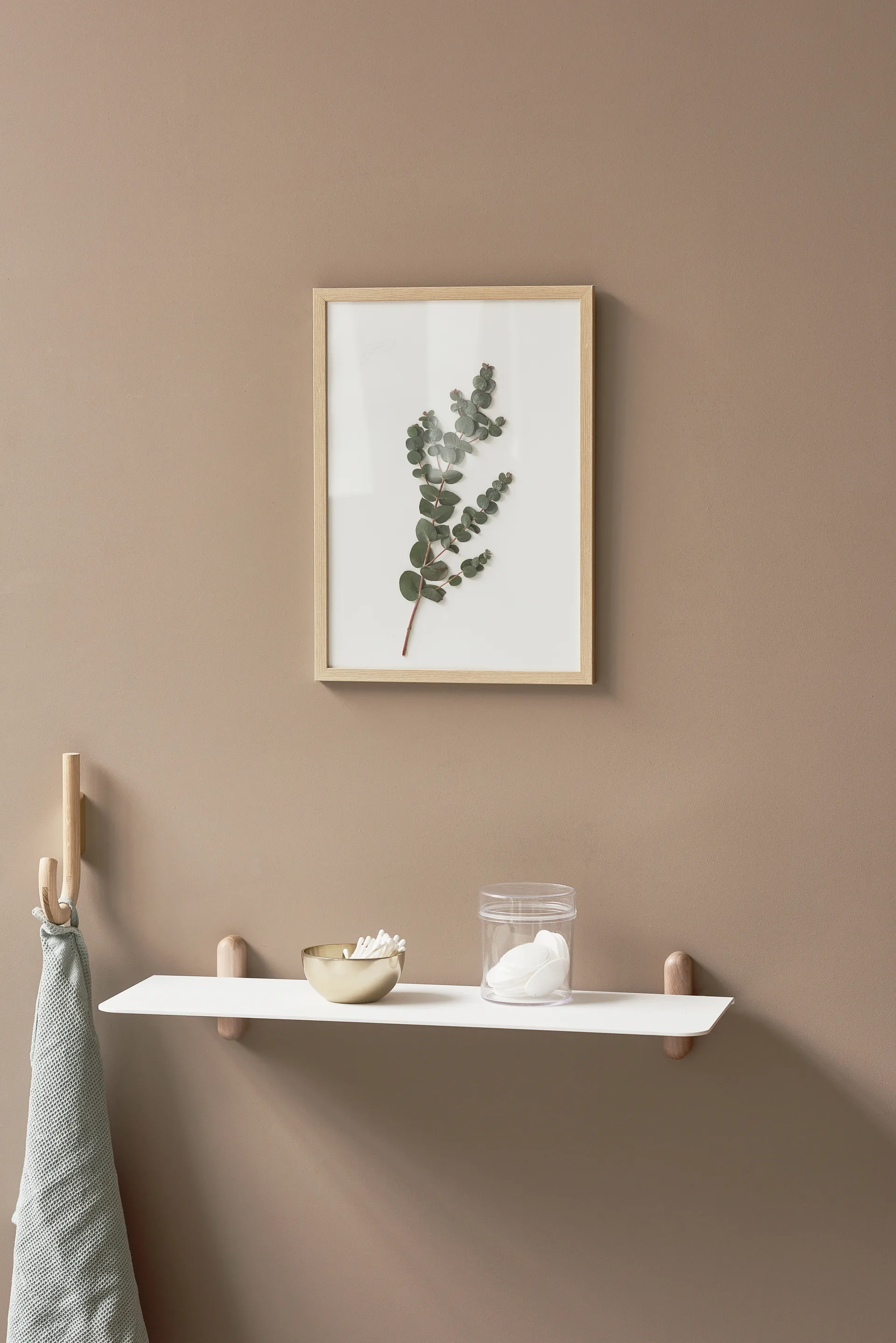 Nivo ράφι G μεγάλο, Ανοιχτή δρυς-λευκό Gejst