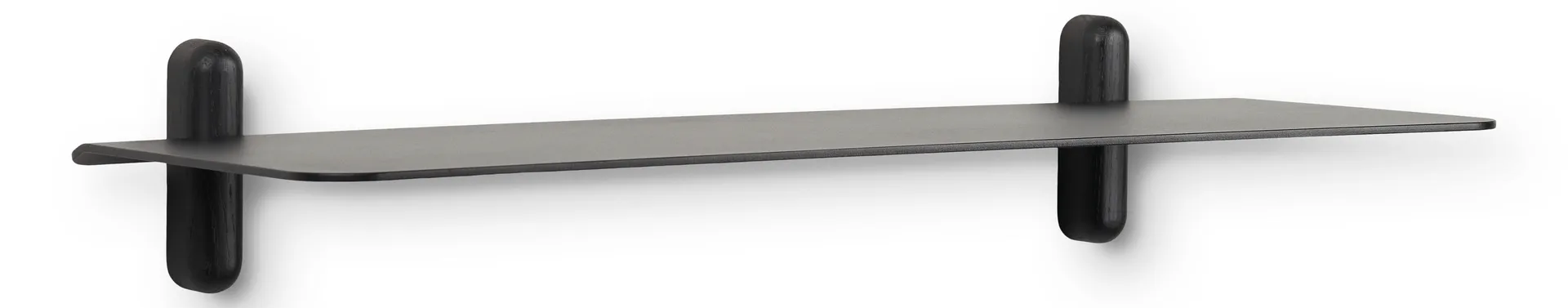 Nivo ράφι G μεγάλο, Μαύρη βαμμένη φράξος-black Gejst