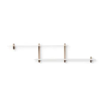 Nivo ράφι H μεγάλο - Ανοιχτή δρυς-λευκό - Gejst