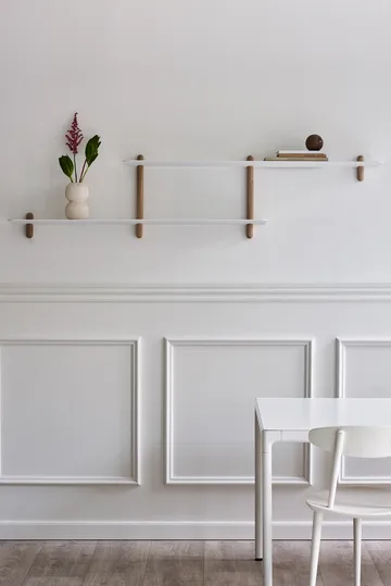 Nivo ράφι H μεγάλο - Ανοιχτή δρυς-λευκό - Gejst