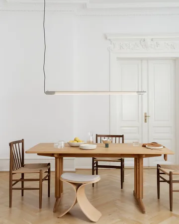 Radent κρεμαστό φωτιστικό long 135 εκ. - Steel - Gejst