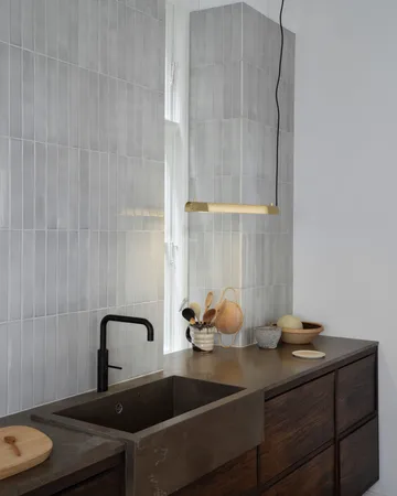 Radent κρεμαστό φωτιστικό short 70 εκ. - Brass - Gejst