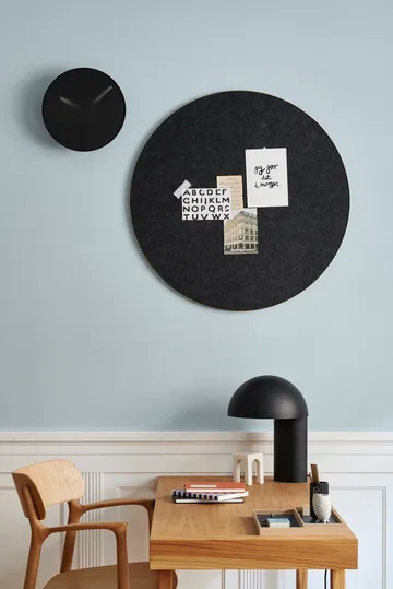 Πίνακας ανακοινώσεων Retell Ø80 cm - Μαύρο-ορείχαλκος - Gejst