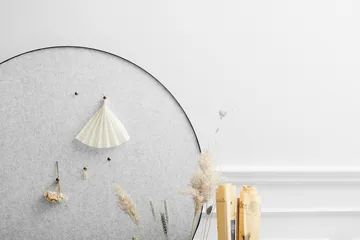 Πίνακας ανακοινώσεων Retell Ø80 cm - Ανοιχτό γκρι - Gejst