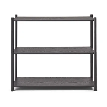 Sceene bookcase A - Μαύρη βαμμένη δρυς - Gejst