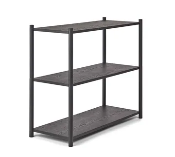 Sceene bookcase A - Μαύρη βαμμένη δρυς - Gejst