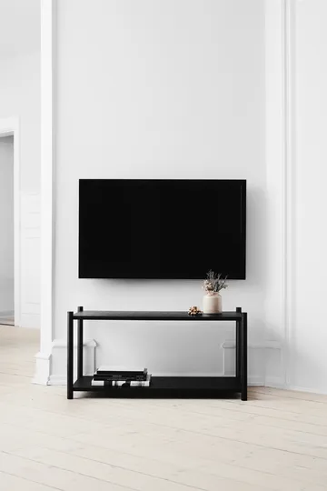 Sceene bookcase F - Μαύρη βαμμένη δρυς - Gejst