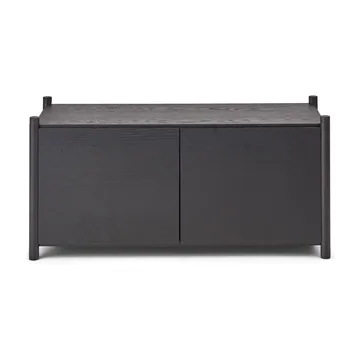 Sceene bookcase G - Μαύρη βαμμένη δρυς - Gejst