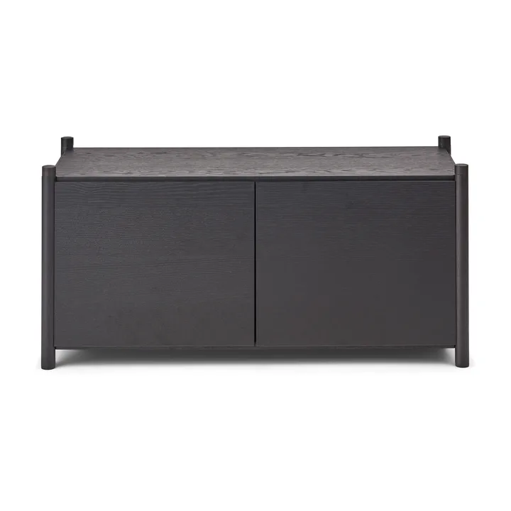 Sceene bookcase G - Μαύρη βαμμένη δρυς - Gejst