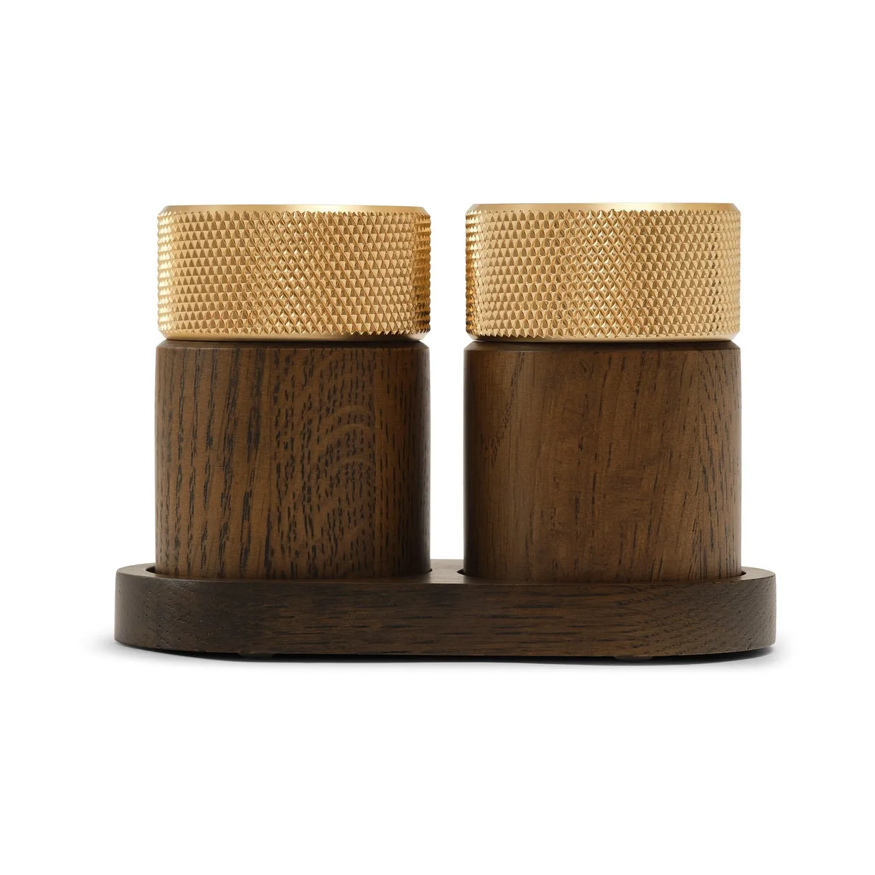 Sina μύλος αλατιού και πιπεριού 6 cm, Σκούρα φτελιά-ορείχαλκος Gejst