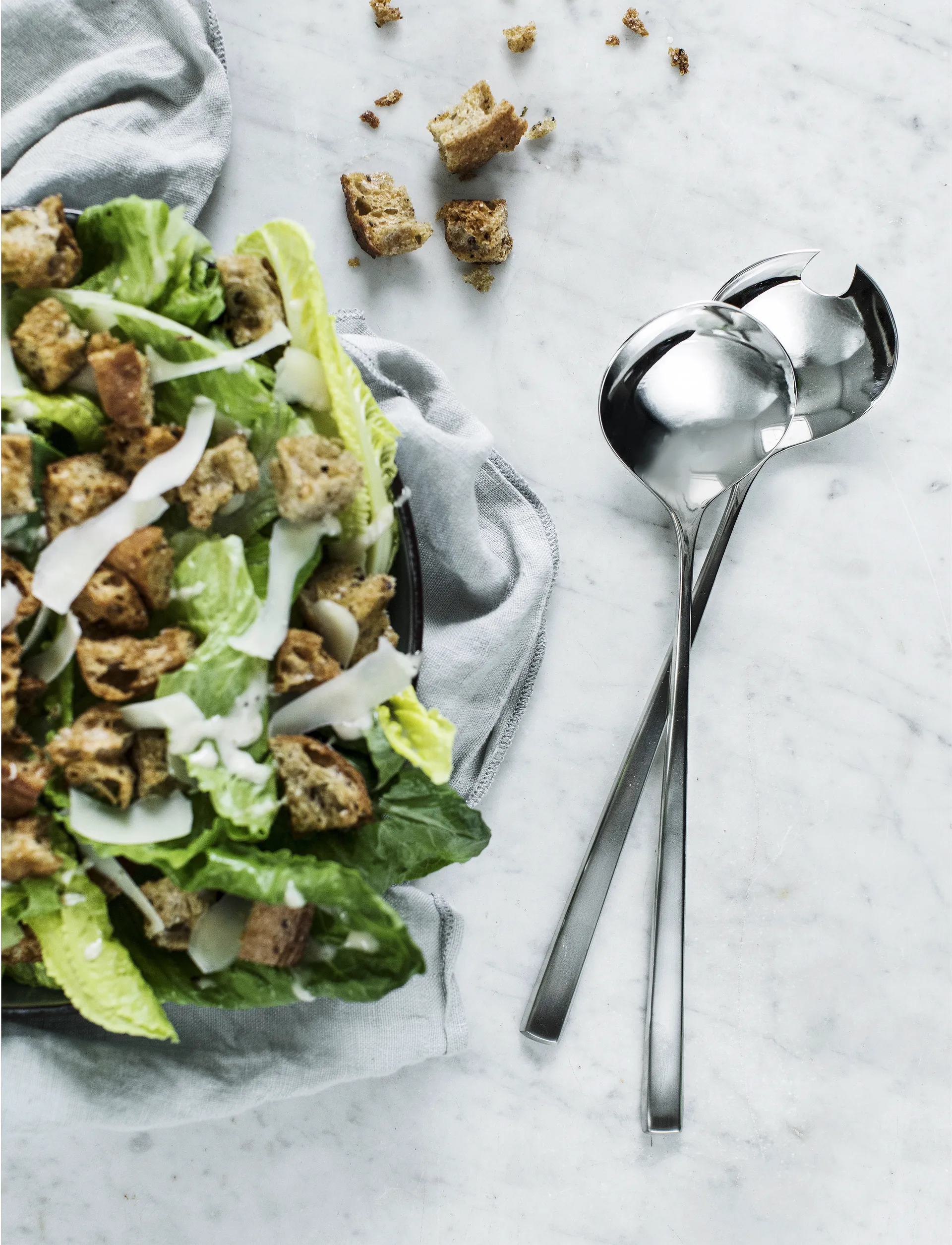 Fuga κουτάλια σαλάτας, Ανοξείδωτο ατσάλι Gense