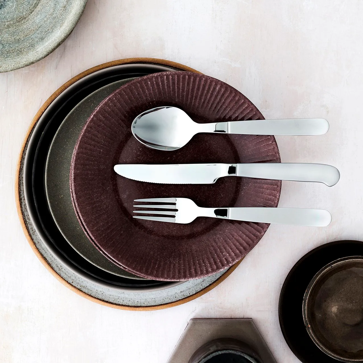 Rejka μαχαιροπίρουνα, ανοιξείδωτο ατσάλι 16 τεμ Gense