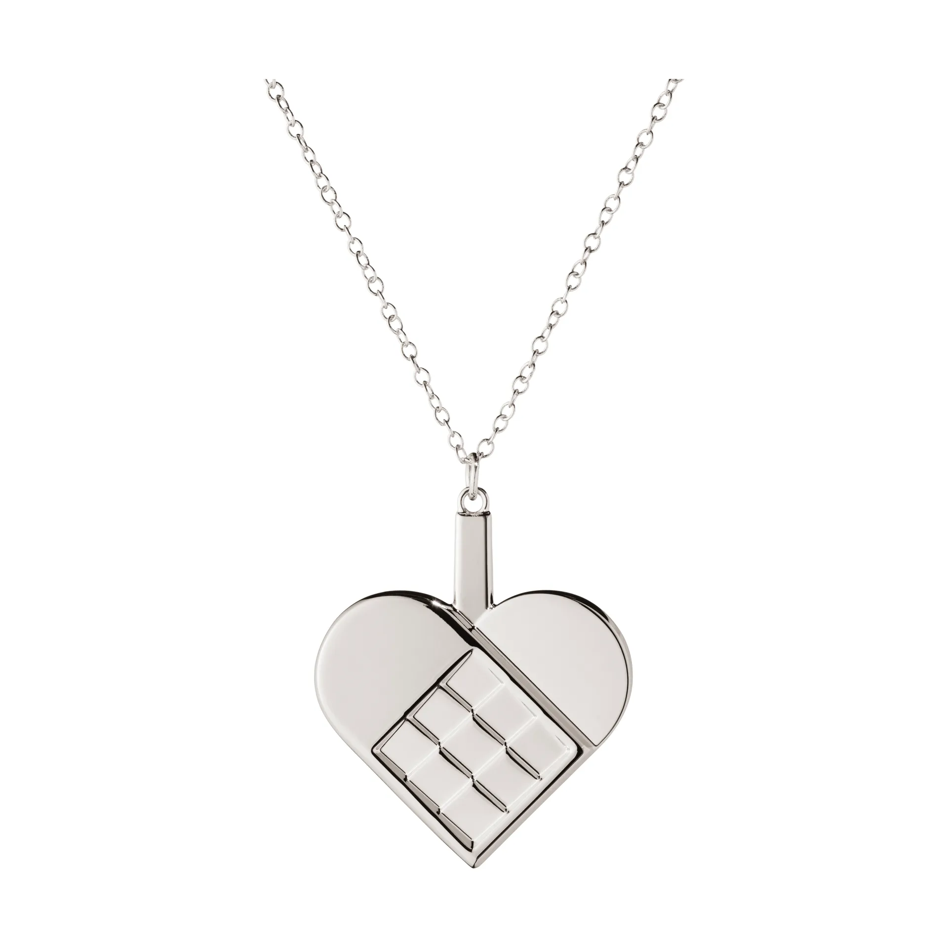 Χριστουγεννιάτικο στολίδι καρδιά 2025, Παλαιωμένο κράμα ψευδαργύρου Palladiumpläterad Georg Jensen