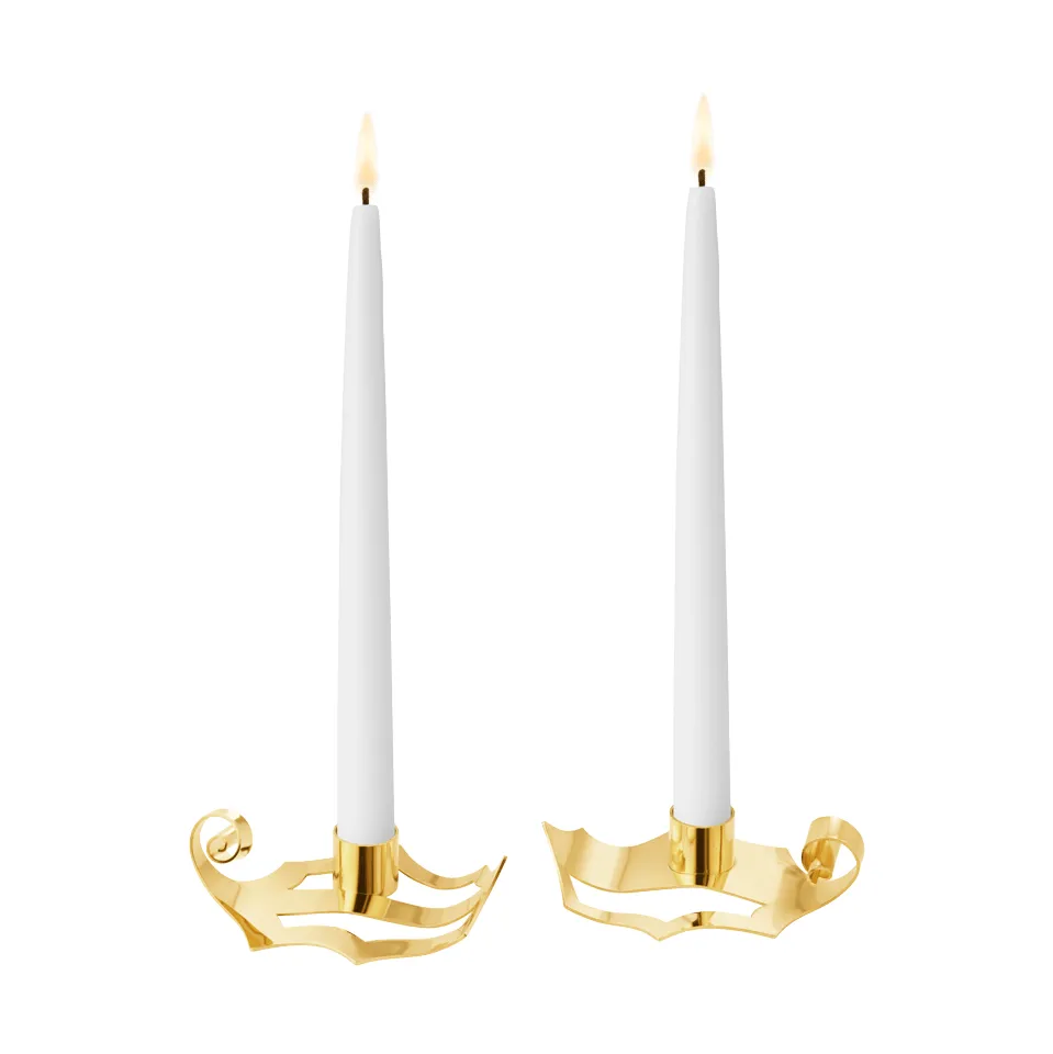 κηροπήγια του 2026, Χρυσό, 2 τεμάχια Georg Jensen