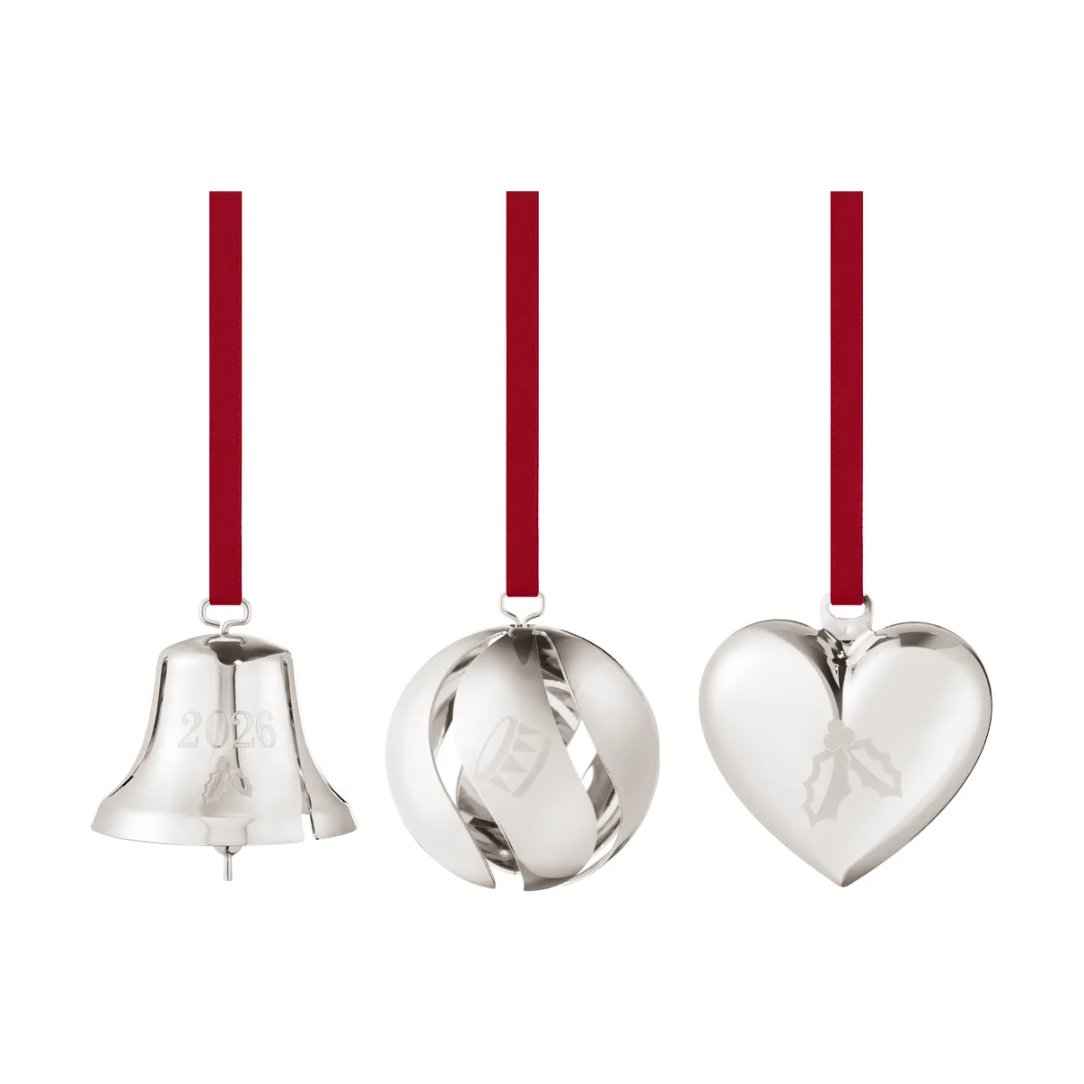 σετ διακοσμητικών 2026, Palladium, 3 μέρη Georg Jensen