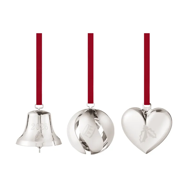 σετ διακοσμητικών 2026 - Palladium, 3 μέρη - Georg Jensen