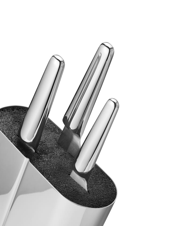 Βάση μαχαιριών Alfredo, Ανοξείδωτο ατσάλι-ασημί Georg Jensen