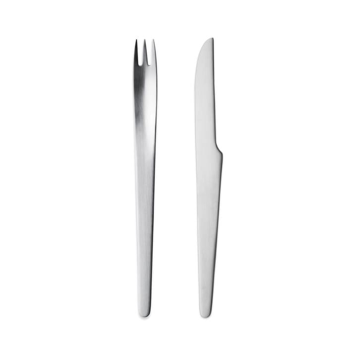 Arne Jacobsen μαχαιροπίρουνα επιδορπίου - 8 τεμάχια - Georg Jensen