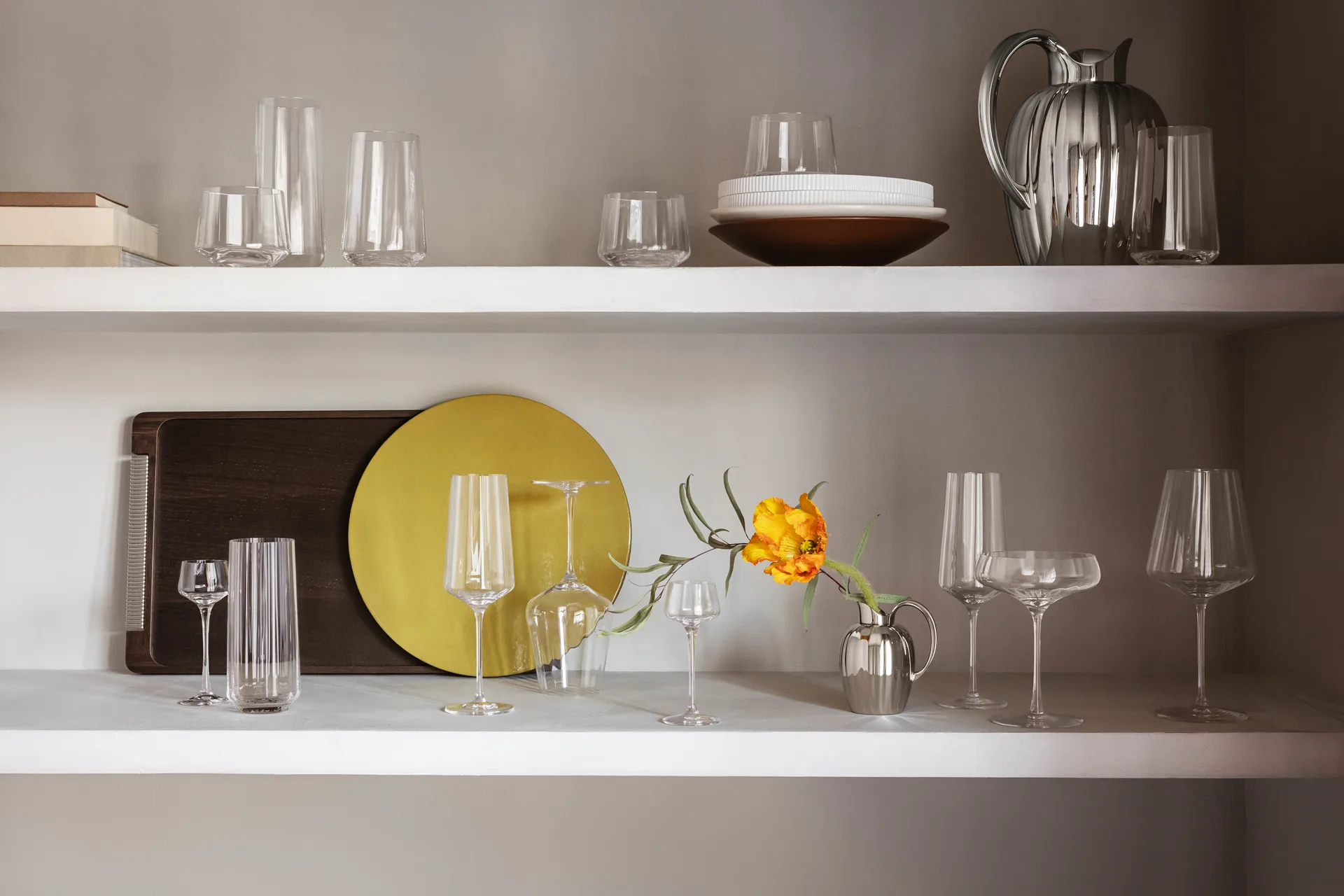 Ποτήρια Bernadotte snapsglas 6 τεμαχίων, 4cl Georg Jensen