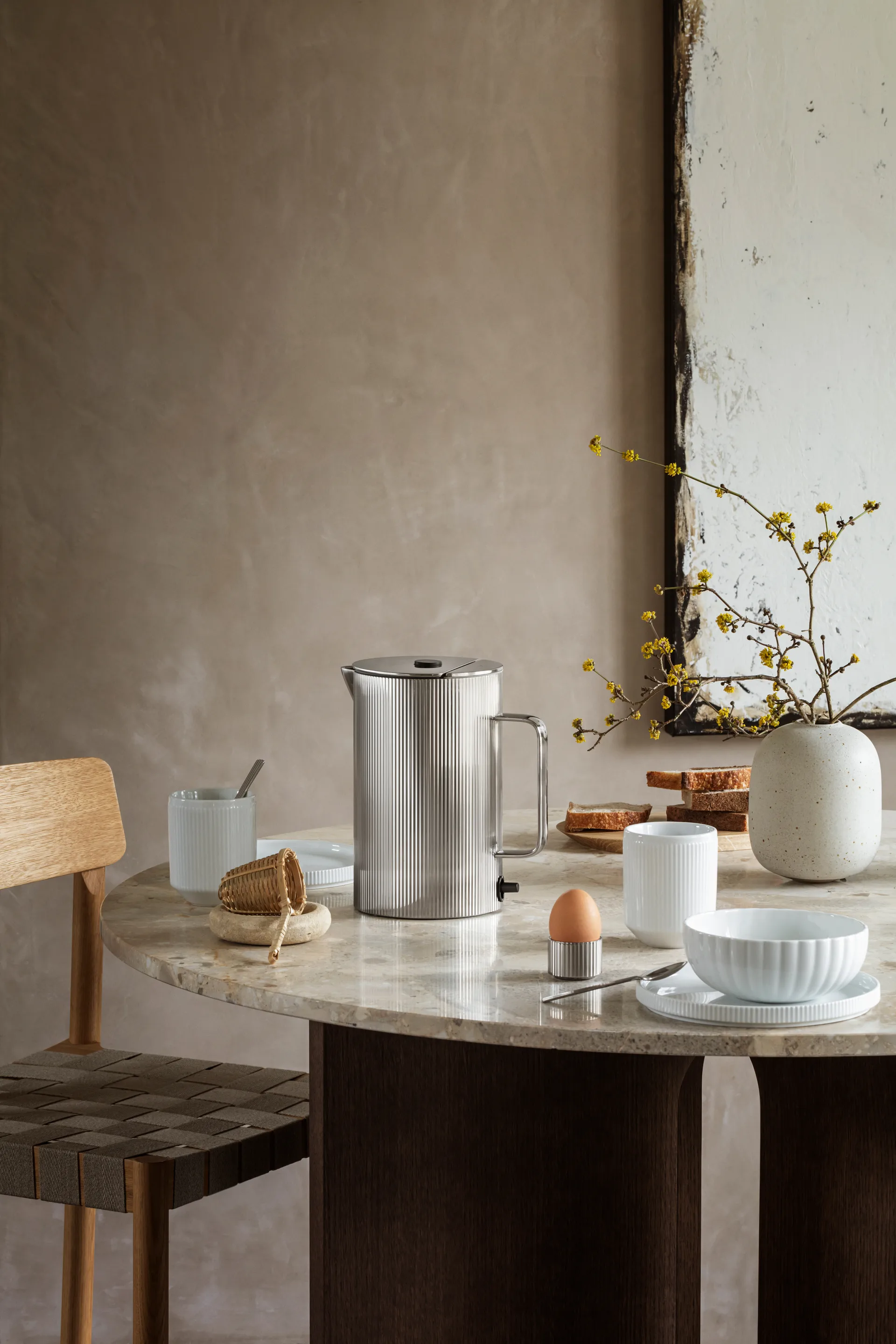 Bernadotte βραστήρας, Ανοξείδωτο ατσάλι Georg Jensen