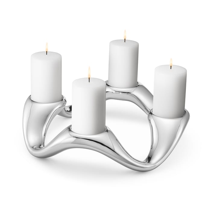 Κηροπήγια Cobra Ø33 cm, Ανοξείδωτο ατσάλι Georg Jensen
