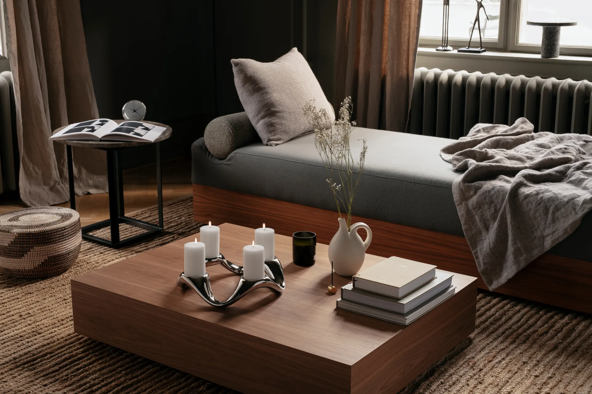 Κηροπήγια Cobra Ø33 cm, Ανοξείδωτο ατσάλι Georg Jensen