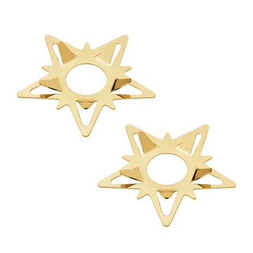 Κλασικό χριστουγεννιάτικο κερί decoaration αστέρι 2-pack - Χρυσό - Georg Jensen