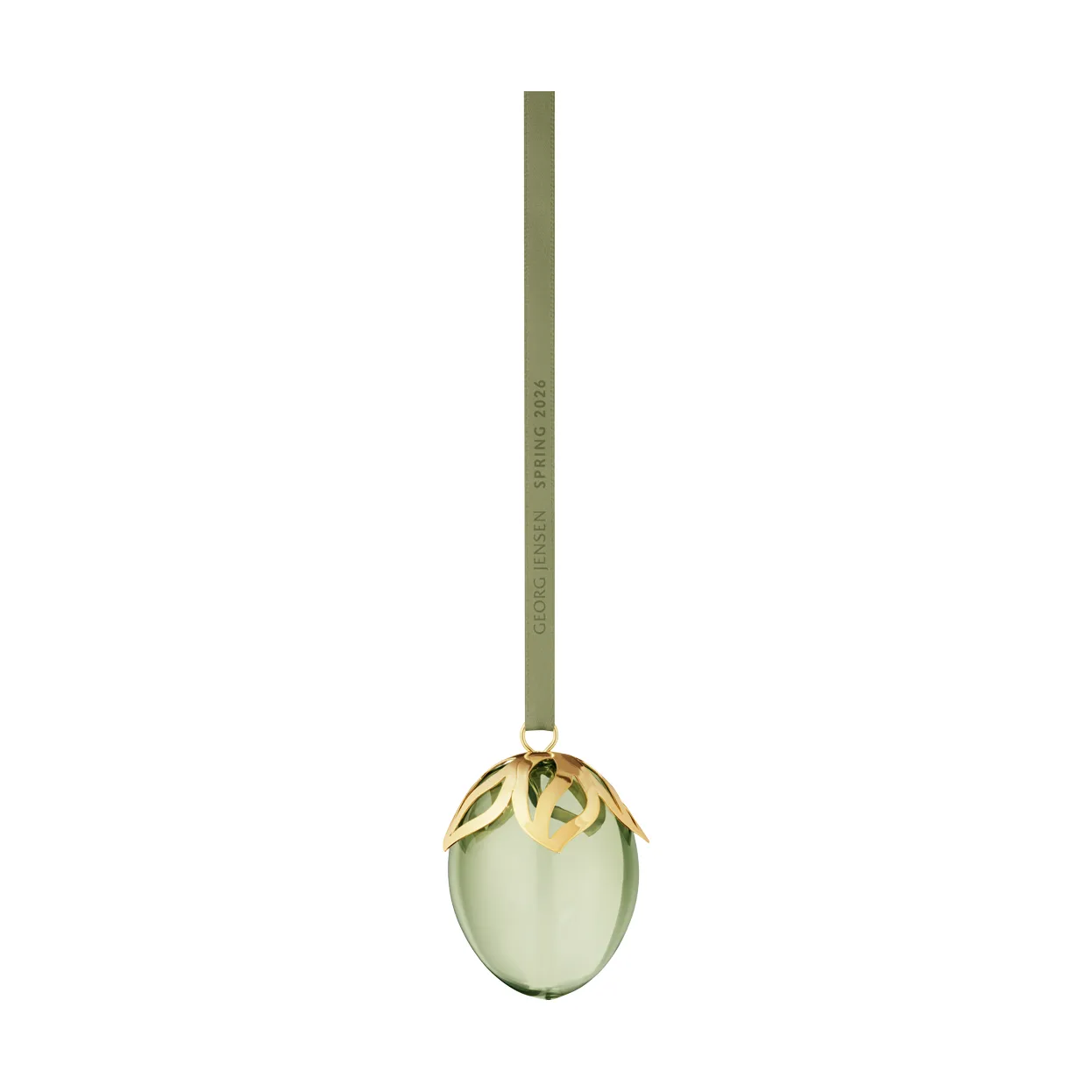 Georg Jensen πασχαλινό αυγό κρεμαστό διακοσμητικό  , Πράσινο-επιχρυσωμένο με χρυσό 18 K, 2026 Georg Jensen