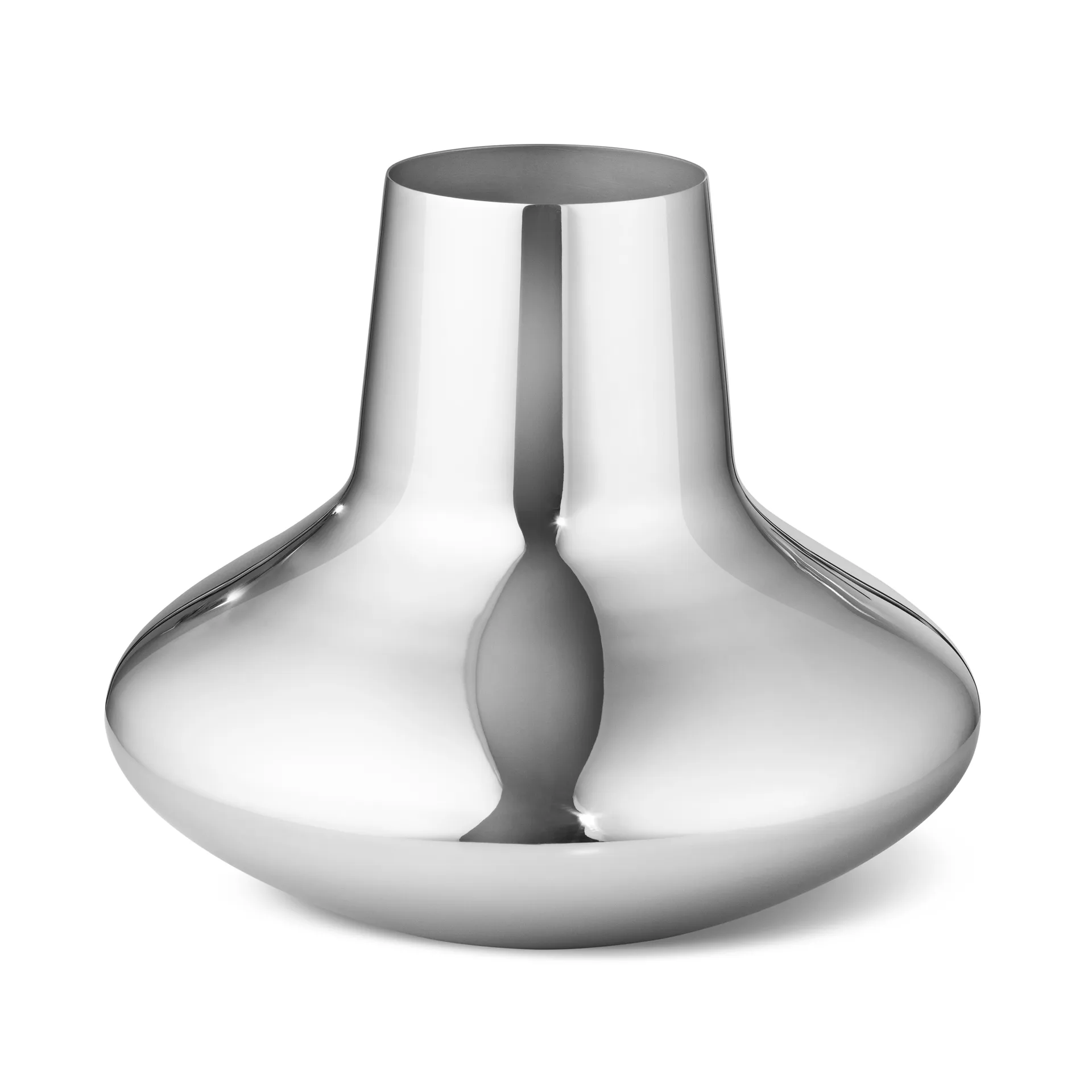 Henning Koppel ανοξείδωτο βάζο , Μεσαίο, 18,5 cm Georg Jensen