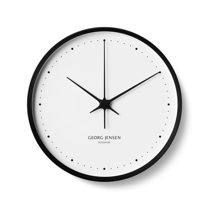 Henning koppel ρολόι τοίχου Ø 30 cm - Μαύρο-λευκό - Georg Jensen