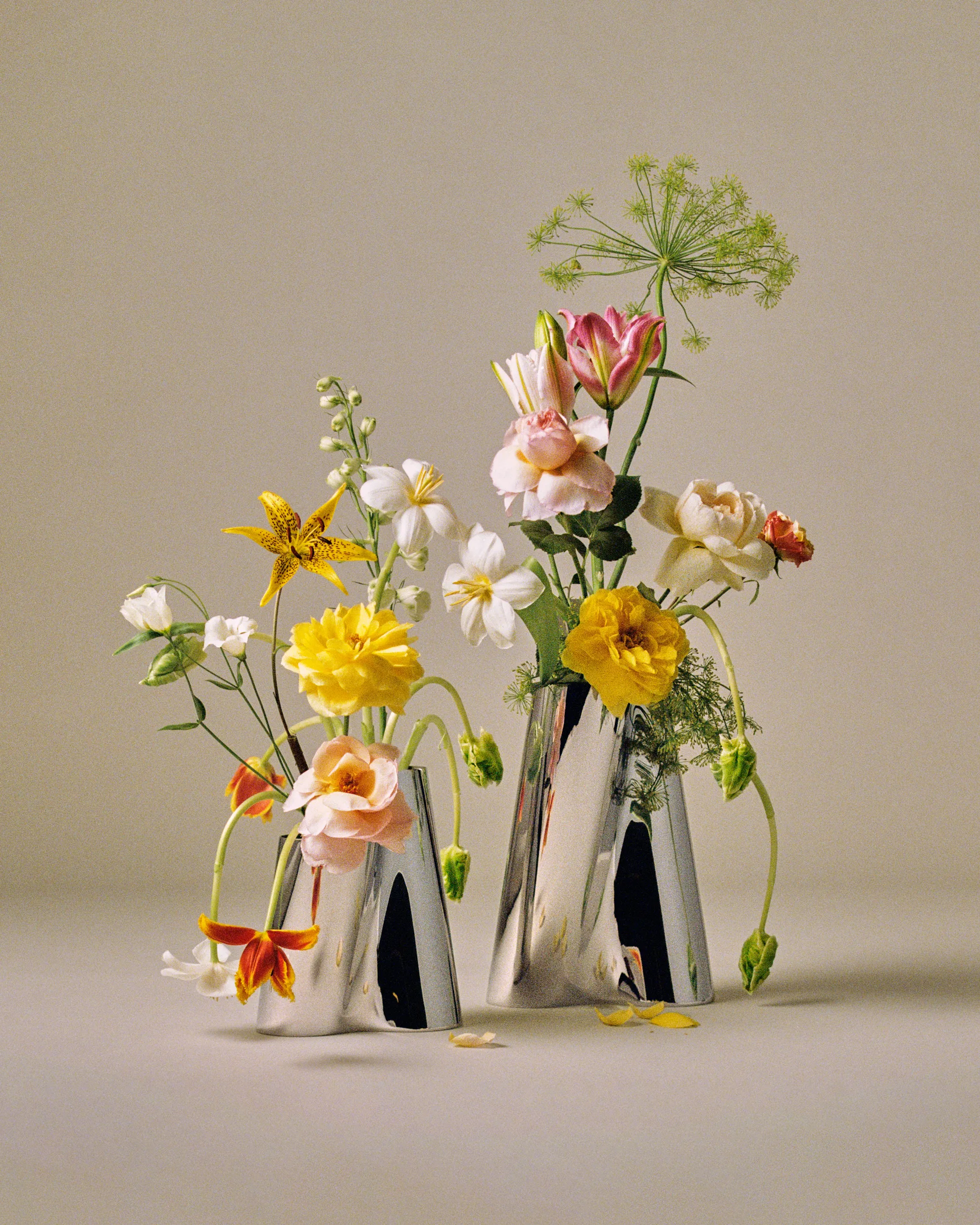 Βάζο Lituus μεσαίο 20,4 εκ., Ανοξείδωτο ατσάλι Georg Jensen