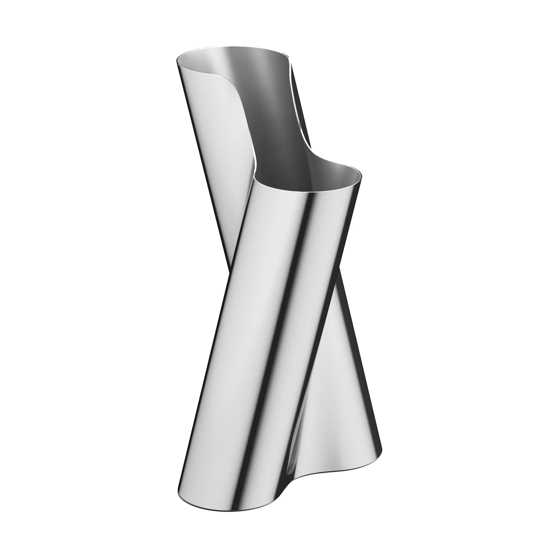 Βάζο Lituus μεγάλο 34,2 εκ., Ανοξείδωτο ατσάλι Georg Jensen
