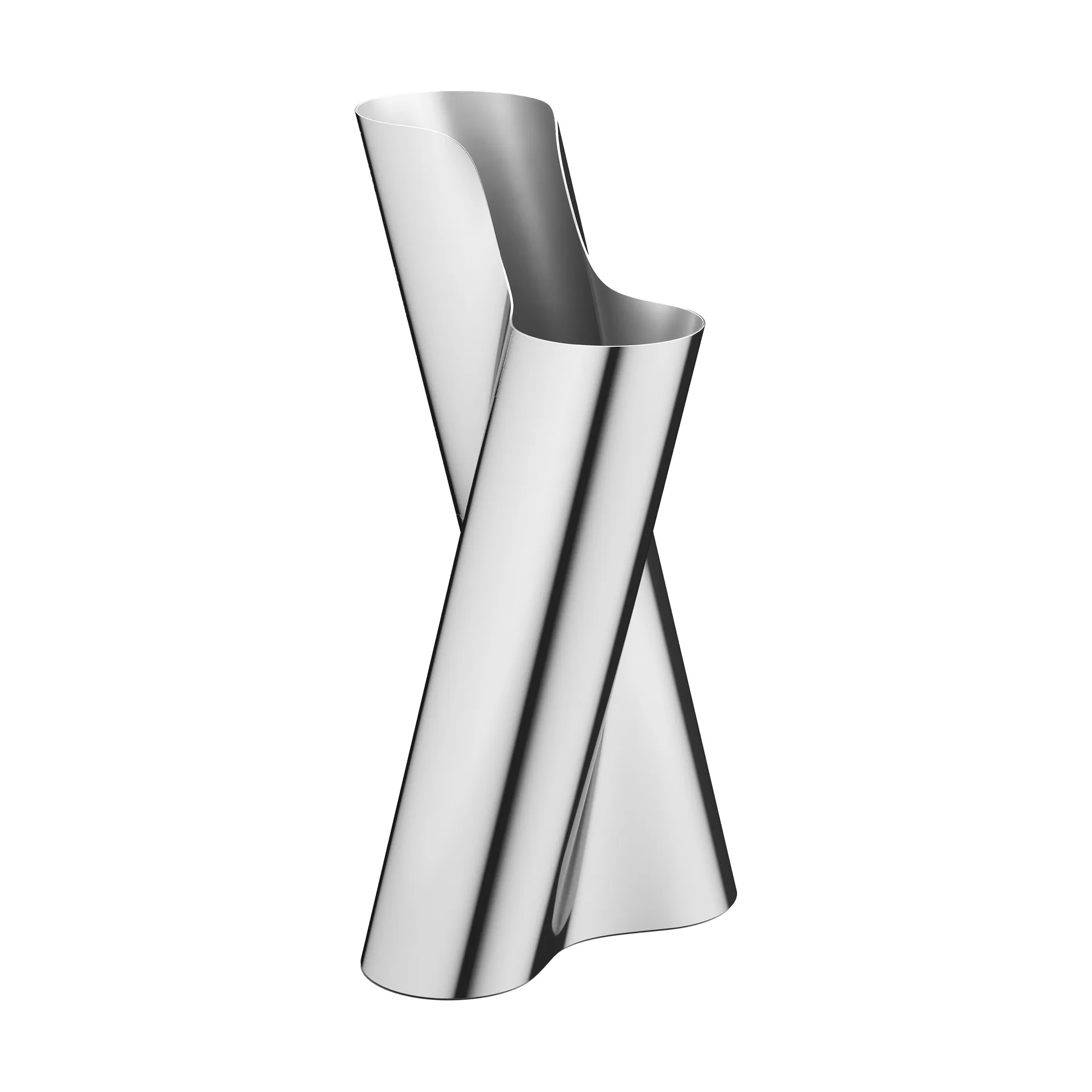 Βάζο δαπέδου Lituus 49,8 εκ., Ανοξείδωτο ατσάλι Georg Jensen