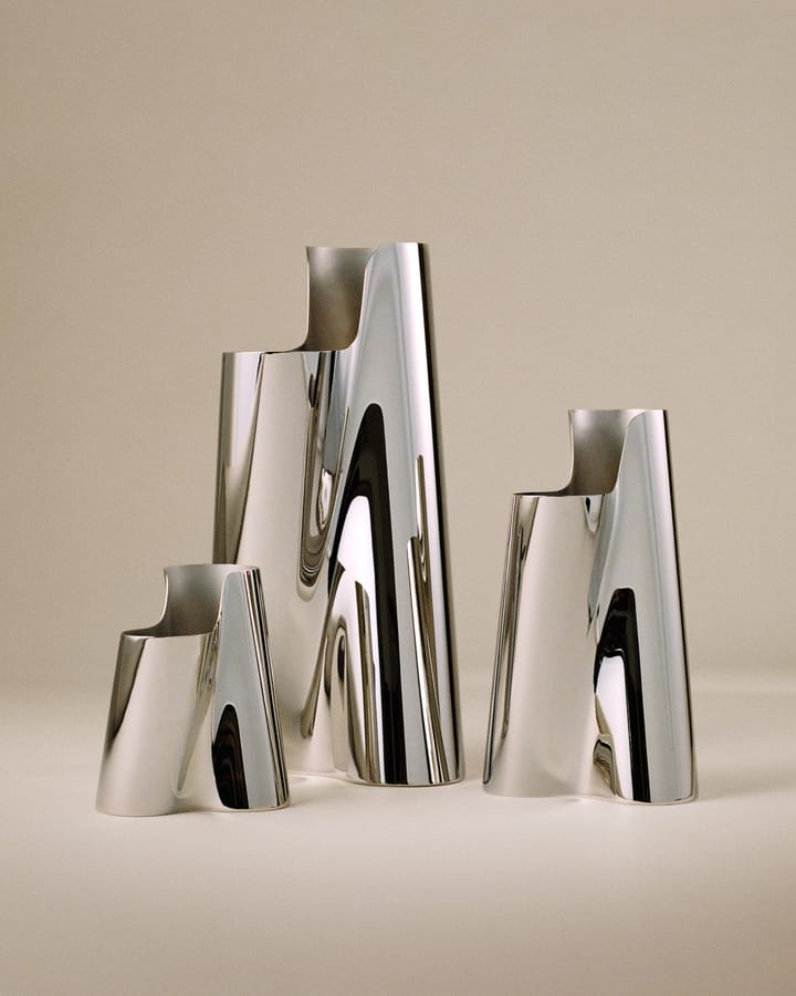 Βάζο δαπέδου Lituus 49,8 εκ., Ανοξείδωτο ατσάλι Georg Jensen