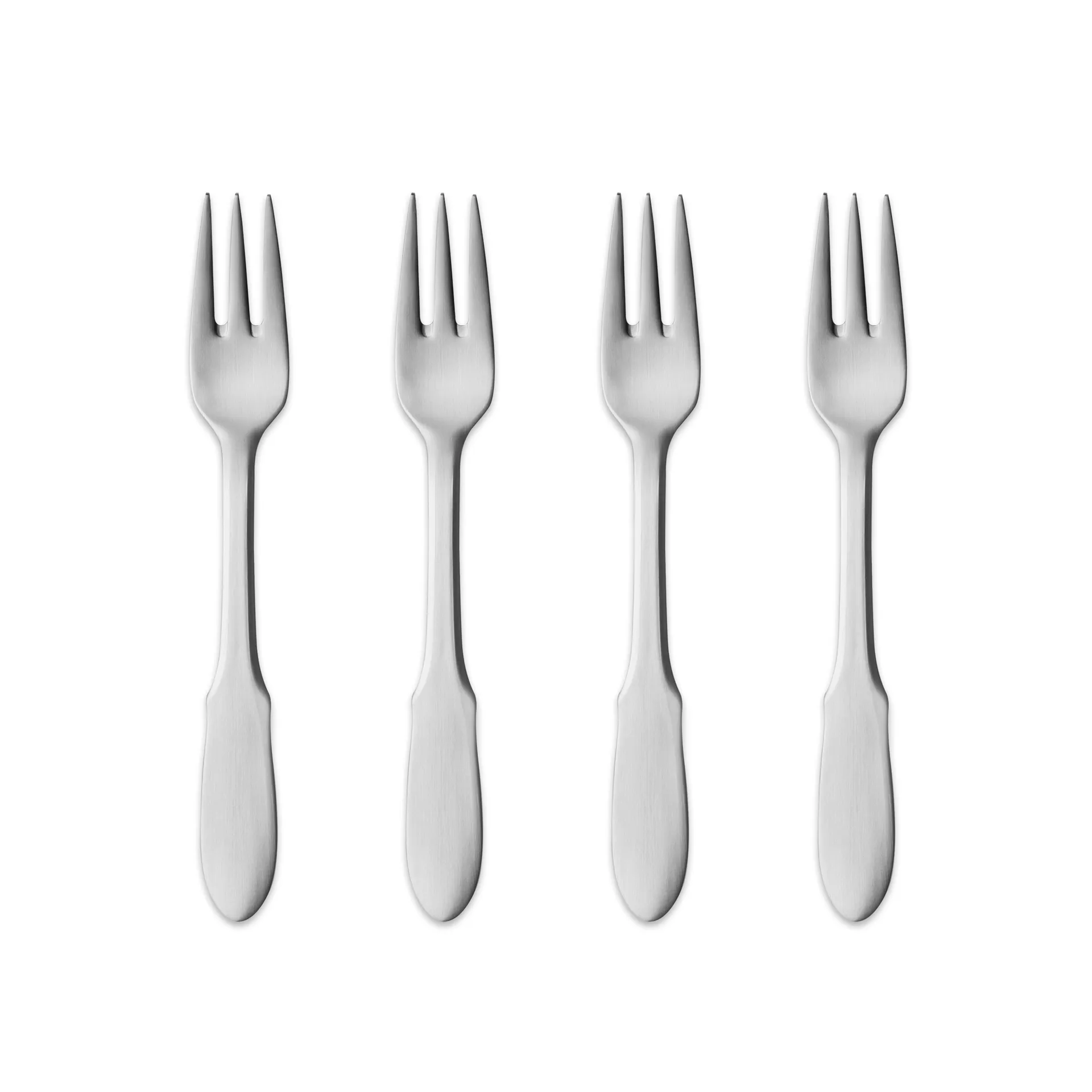 Πιρούνι κέικ Mitra matt, 4-pack Georg Jensen