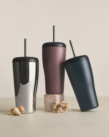 Θερμός Sky με καλαμάκι 40 cl - Μπλε - Georg Jensen