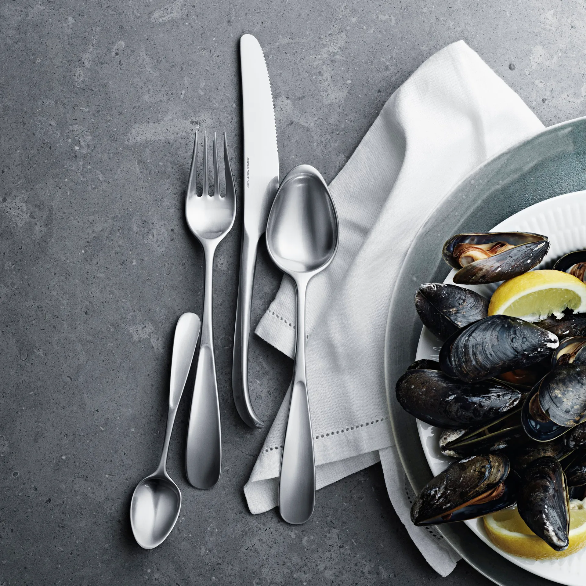 Vivianna matte Μαχαιροπίρουνα σετ, 4 τμχ. Georg Jensen