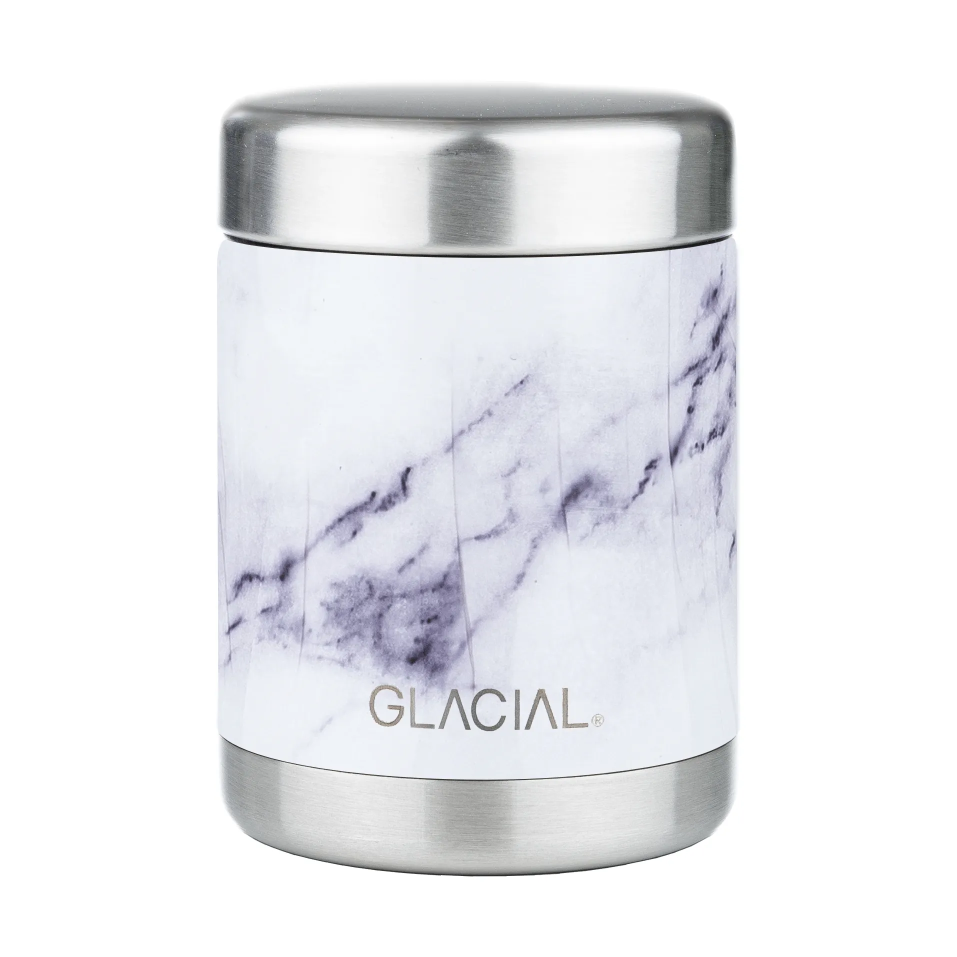 Glacial θερμός τροφίμων 350 ml, White marble Glacial