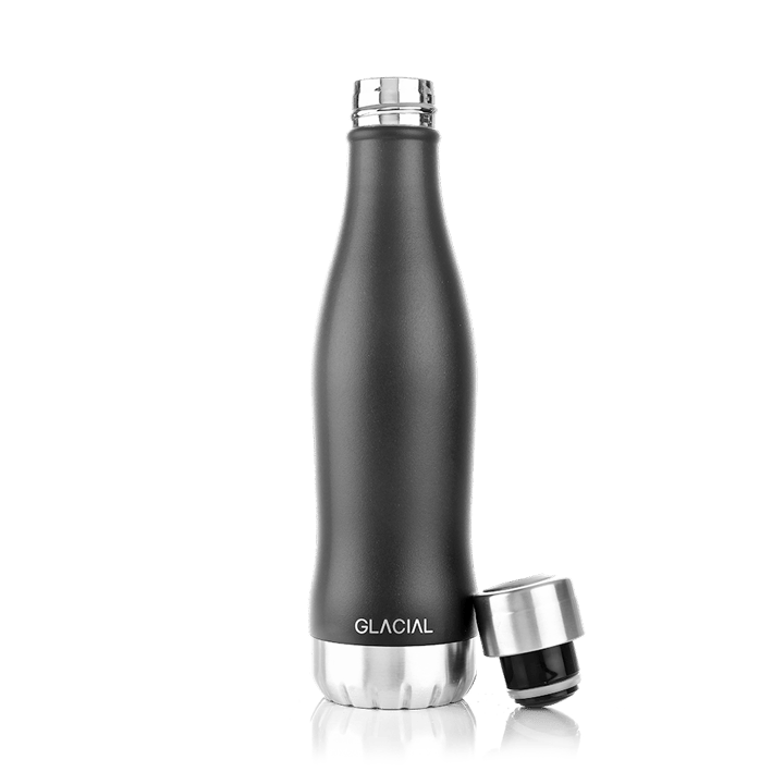 Glacial μπουκάλι νερού 400 ml - Matte black - Glacial