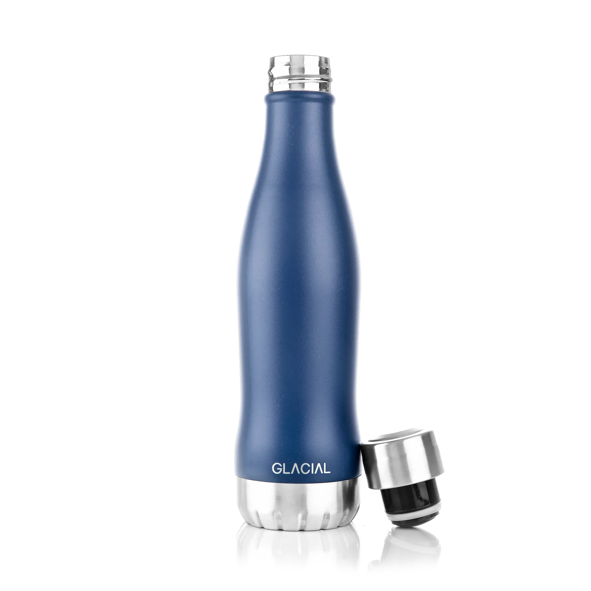 Glacial μπουκάλι νερού 400 ml, Matte navy Glacial