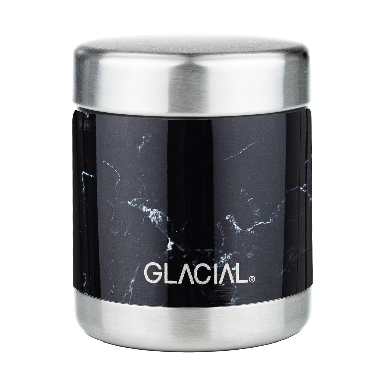 Glacial θερμός τροφίμων 450 ml, Black marble Glacial