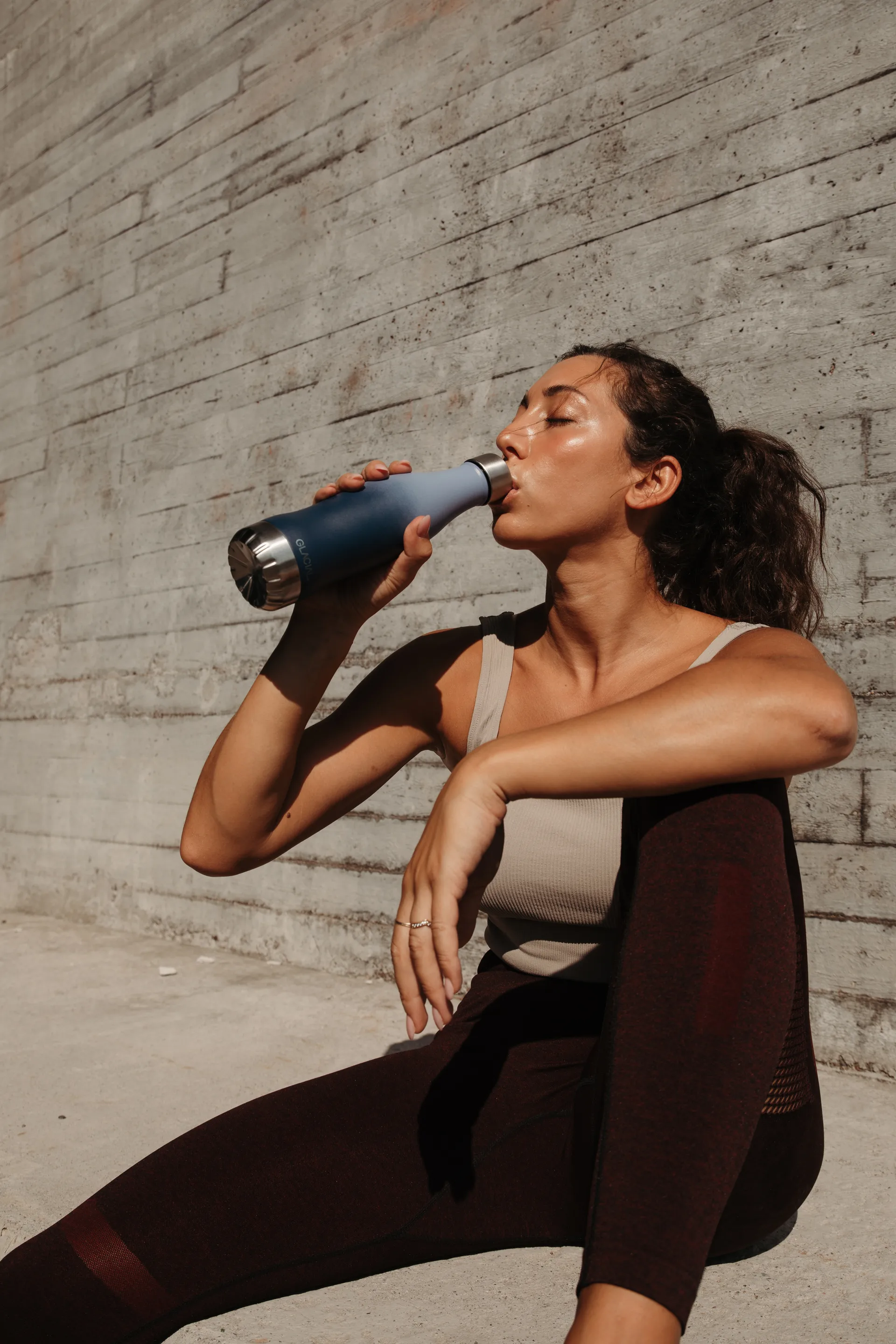 Glacial μπουκάλι νερού active 400 ml, Blue fade Glacial