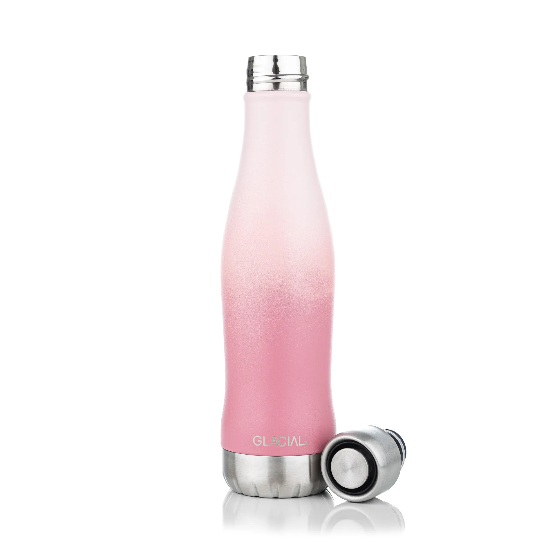 Glacial μπουκάλι νερού active 400 ml, Pink fade Glacial