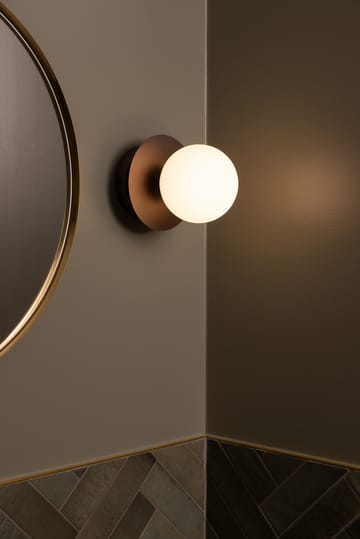 Art Deco πλαφονιέρα - Bronze-λευκό - Globen Lighting