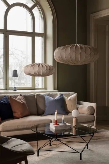Κάλλυμα φωτιστικού Bladverk Ø50 cm - Μπεζ - Globen Lighting