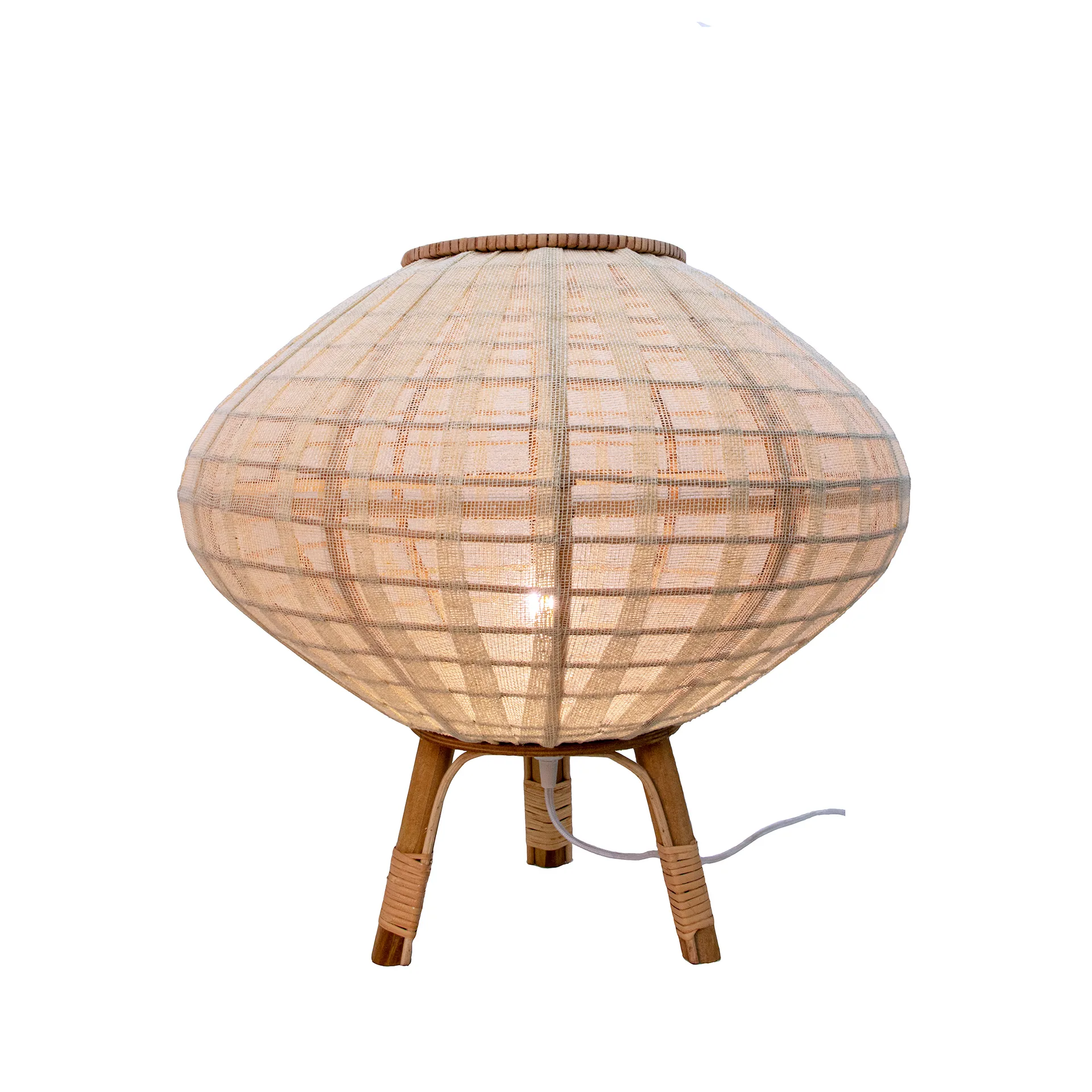 Borneo φωτιστικό δαπέδου Ø50 cm, Φυσικό Globen Lighting